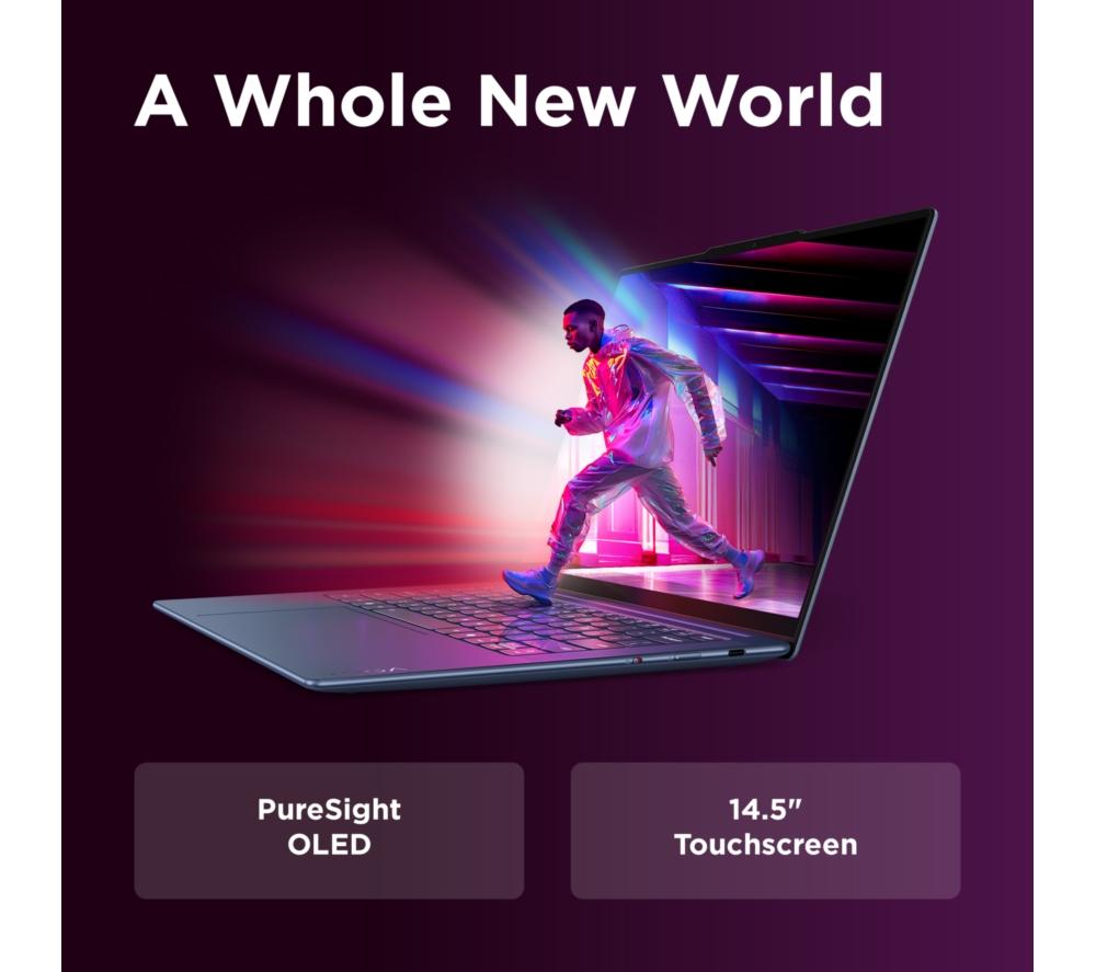 LENOVO Yoga Slim 7 14.5" Laptop, Copilot+ PC - Snapdragon X Plus, 1 TB SSD, Cosmic Blue image number 13 of 14