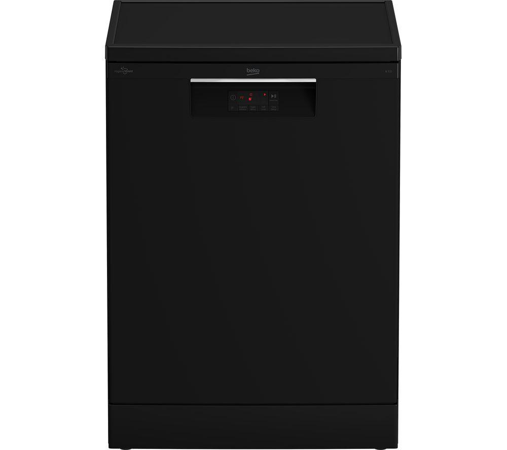 BEKO HygieneIntense BDFN15330B Full-size Dishwasher - Black, Black