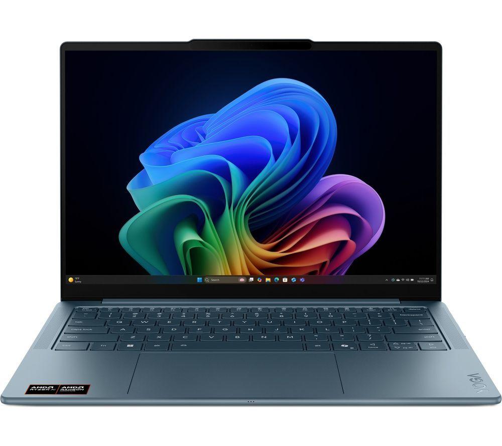 LENOVO Yoga Slim 7 14" Laptop - AMD Ryzen AI 5, 512 GB SSD, Tidal Teal