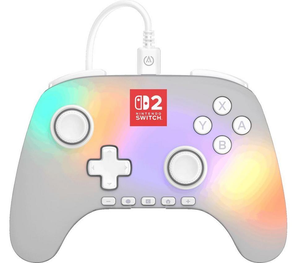 POWERA Advantage Wired Controller for Nintendo Switch 2.0 - Lumectra White