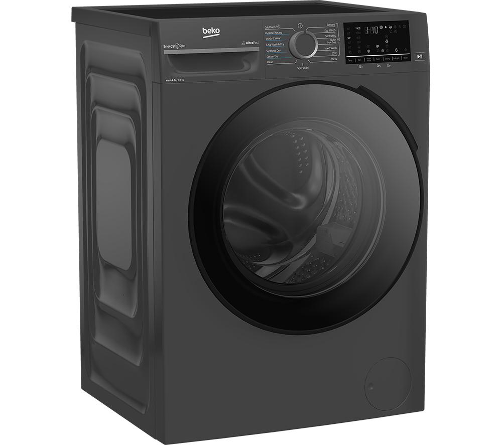 BEKO Pro BM5D59645UA 9 kg Washer Dryer - Anthracite image number 2 of 8