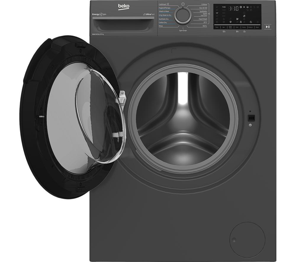 BEKO Pro BM5D59645UA 9 kg Washer Dryer - Anthracite image number 3 of 8