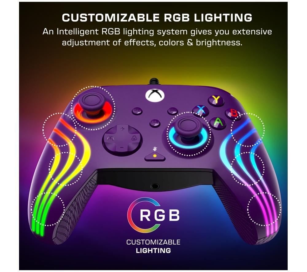 TURTLE BEACH Afterglow Wave Wired Controller for Xbox &ndash; Purple image number 4 of 16