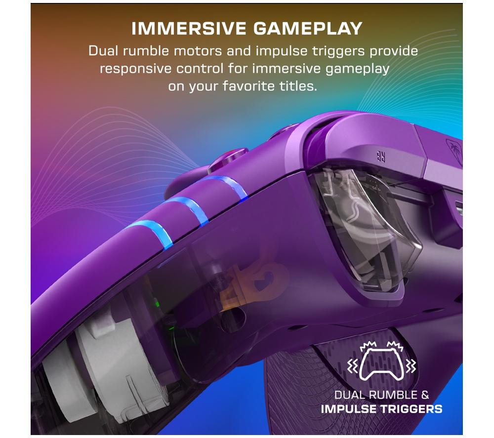 TURTLE BEACH Afterglow Wave Wired Controller for Xbox &ndash; Purple image number 9 of 16