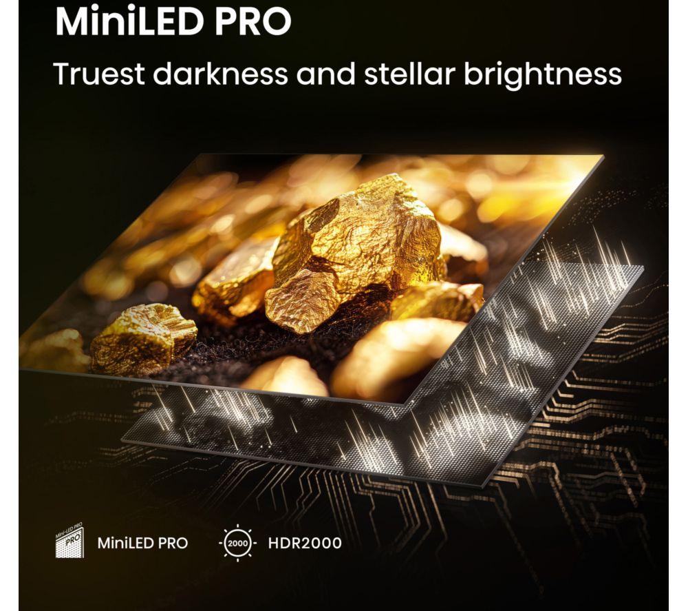 HISENSE U7Q PRO 85" Mini LED 4K 165Hz Smart AI TV with Freely - 85U7QTUK PRO image number 4 of 16