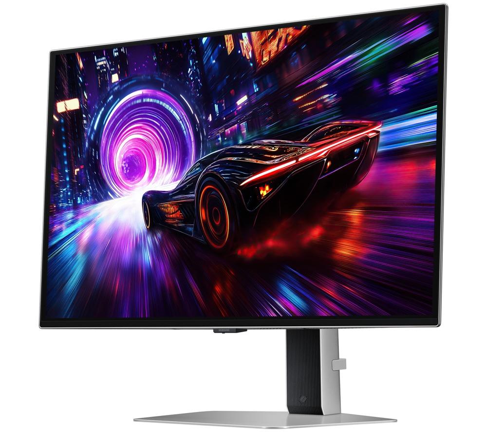 SAMSUNG Odyssey G8 LS27FG810SUXXU 4K Ultra HD 27" QD-OLED Gaming Monitor - Silver image number 6 of 19