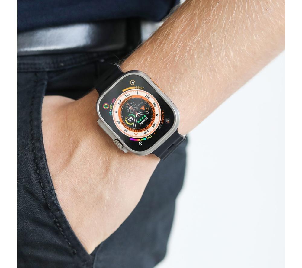 VONMAHLEN Wave Band 2 Apple Watch 40-42 mm Silicone Strap - Black image number 4 of 4