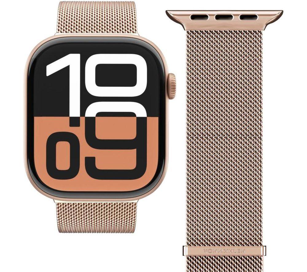 VONMAHLEN Milanese Loop 2 Apple Watch 40 - 42 mm Mesh Strap - Rose Gold image number 3 of 5