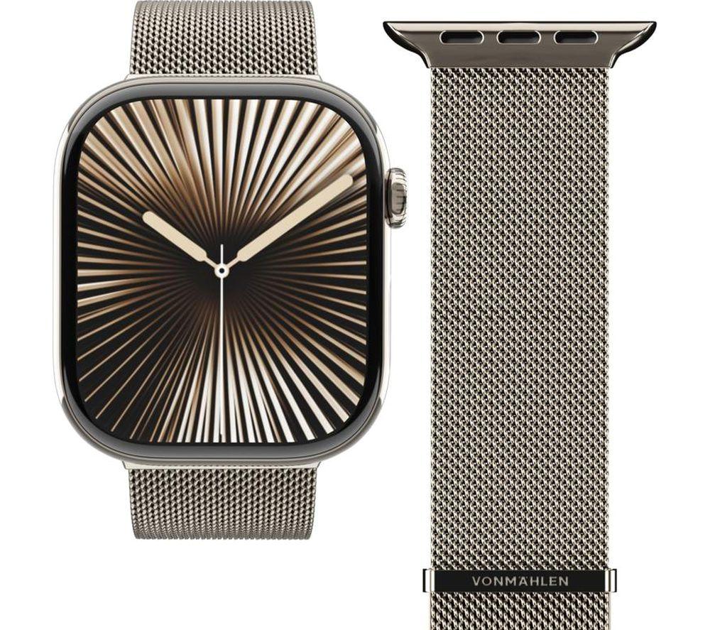 VONMAHLEN Milanese Loop 2 Apple Watch 40 - 42 mm Mesh Strap - Desert Sand image number 3 of 5