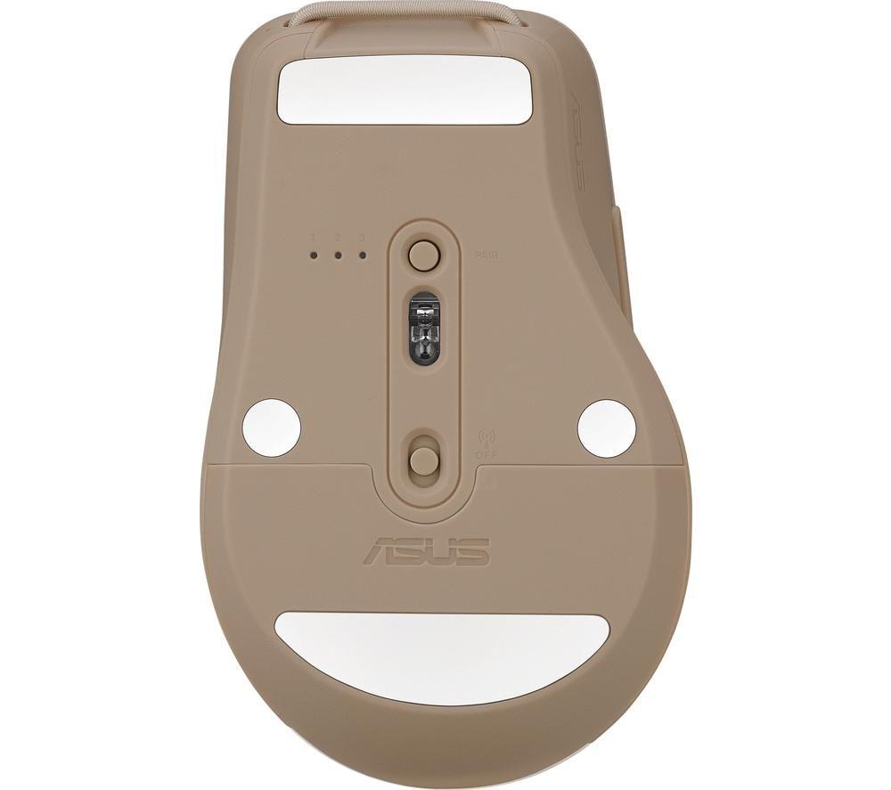 ASUS SmartO MD200 Silent Plus Wireless Optical Mouse - Oat Milk image number 3 of 7