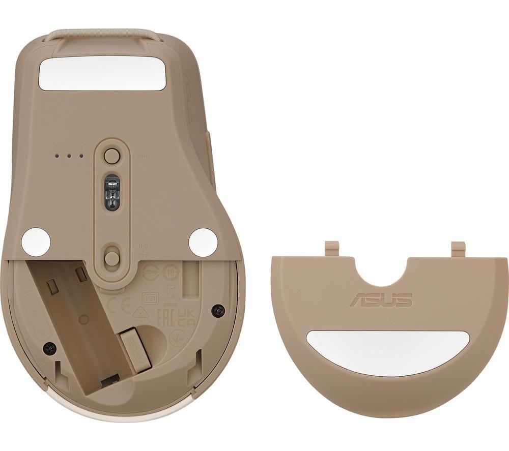 ASUS SmartO MD200 Silent Plus Wireless Optical Mouse - Oat Milk image number 4 of 7