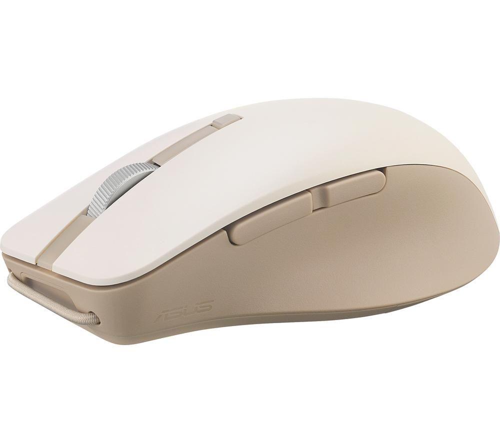 ASUS SmartO MD200 Silent Plus Wireless Optical Mouse - Oat Milk image number 6 of 7
