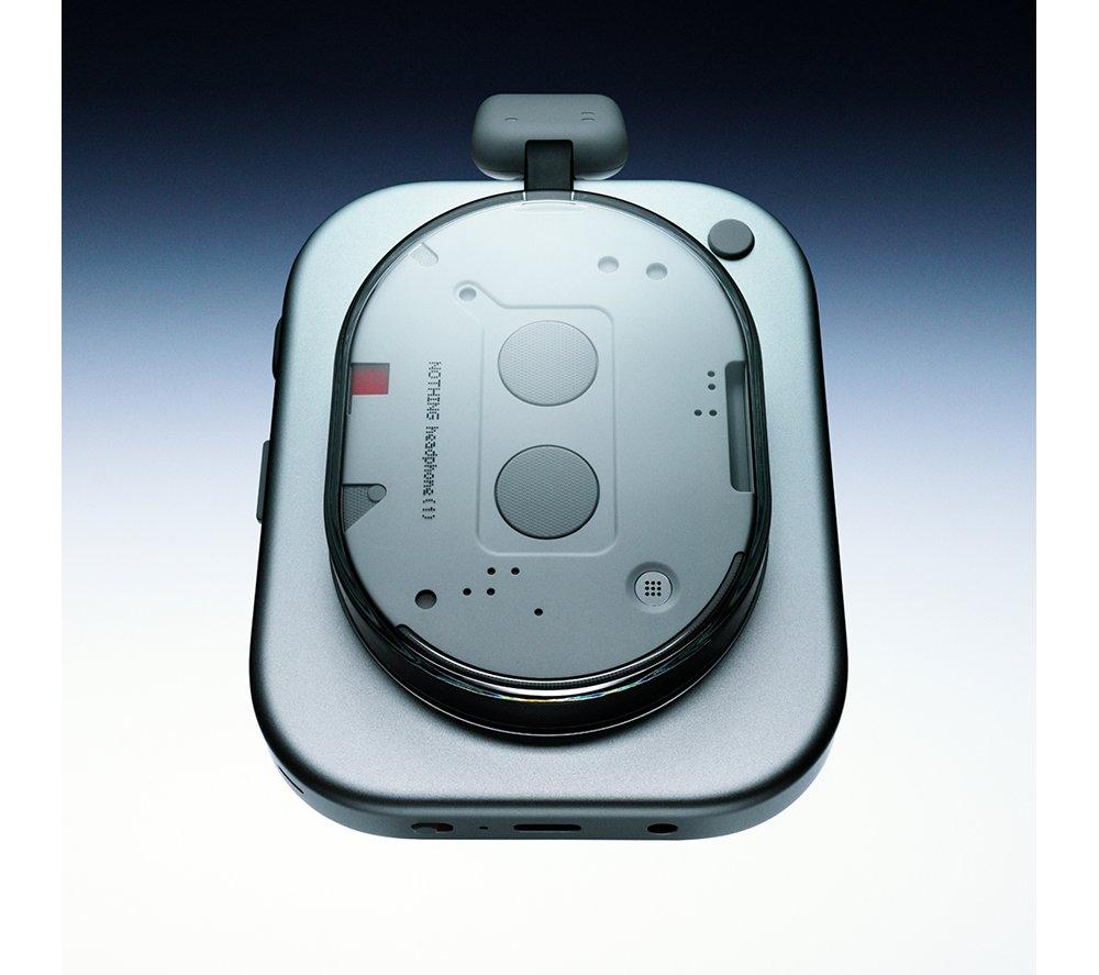 NOTHING Headphone (1) Wireless Bluetooth Noise-Cancelling Headphones - White image number 3 of 8