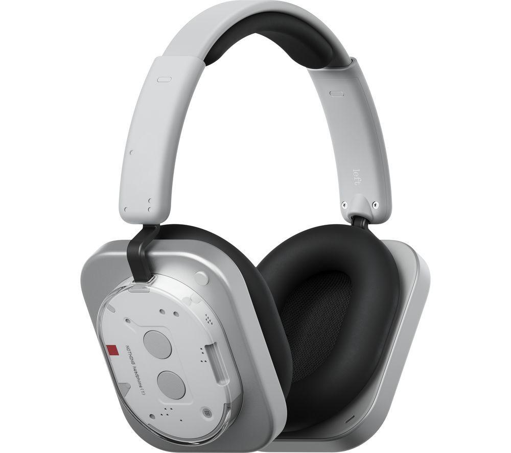 NOTHING Headphone (1) Wireless Bluetooth Noise-Cancelling Headphones - White image number 8 of 8
