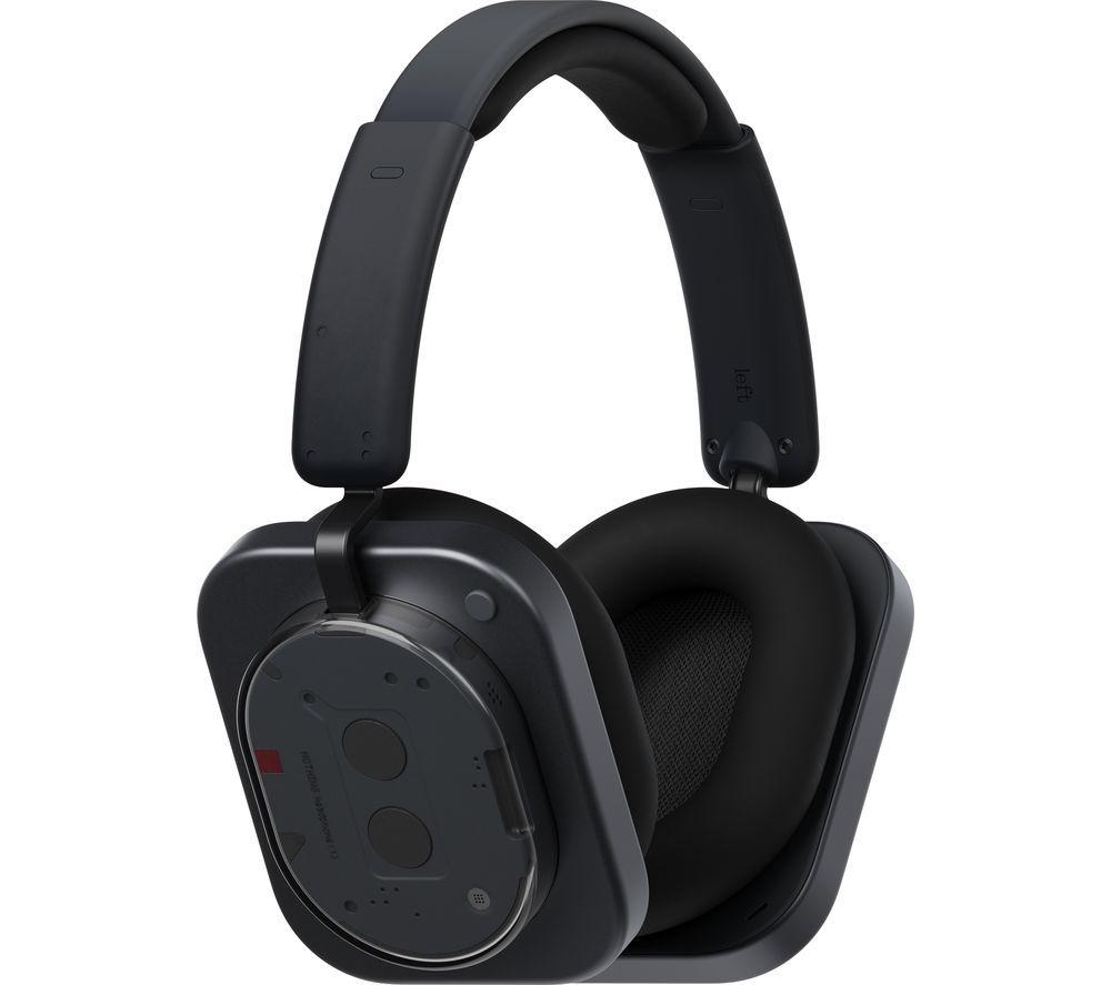 NOTHING Headphone (1) Wireless Bluetooth Noise-Cancelling Headphones - Black image number 6 of 7