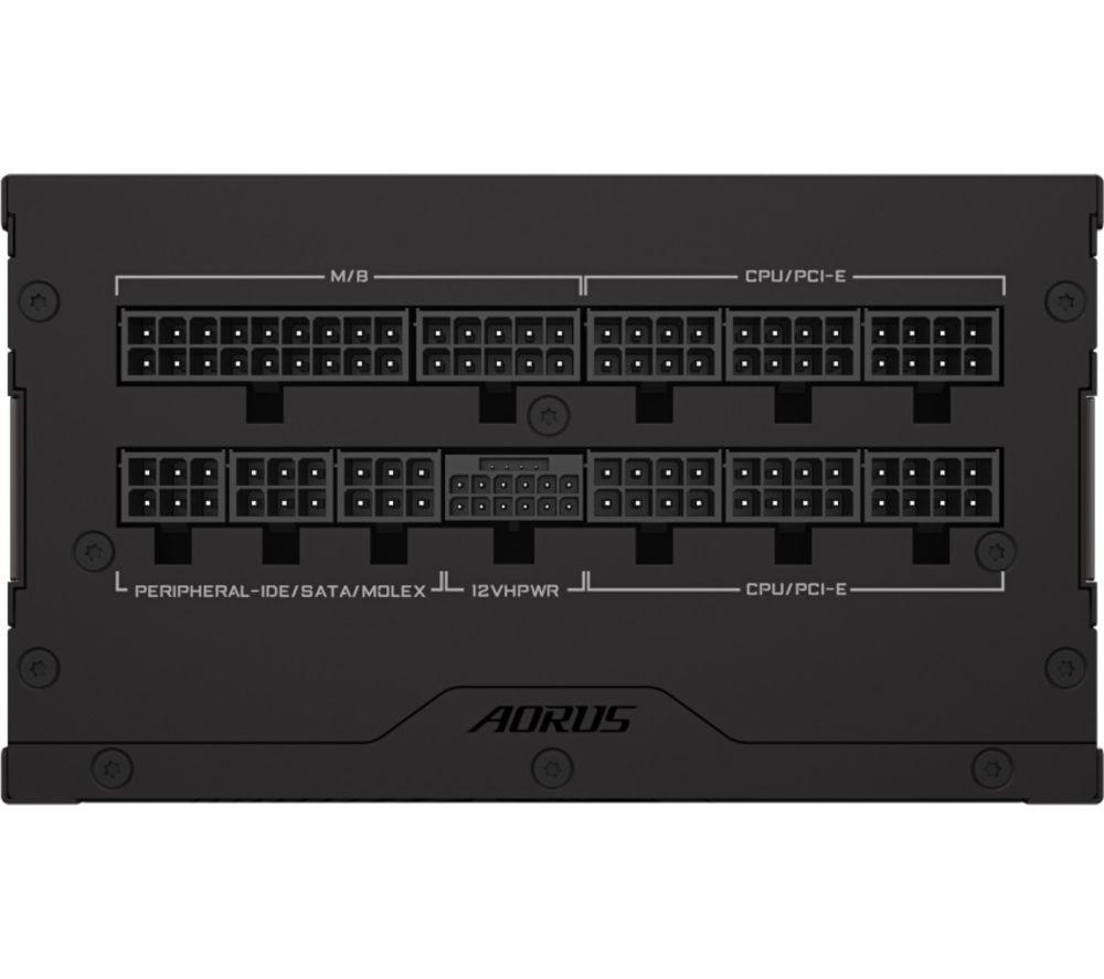 GIGABYTE AORUS ELITE GP-AE1000PM PG5 Modular ATX PSU - 1000 W, Black image number 3 of 4