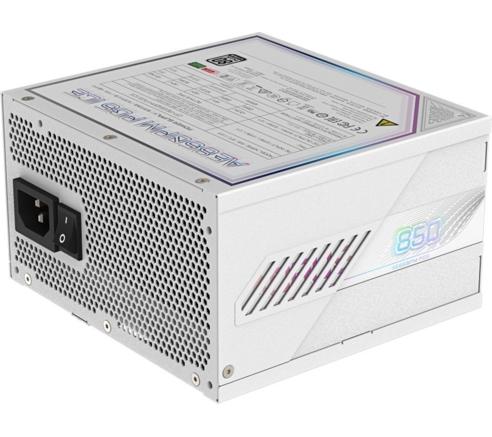 GIGABYTE AORUS ELITE ICE PG5 Fully Modular ATX PSU - 850 W, White image number 4 of 5