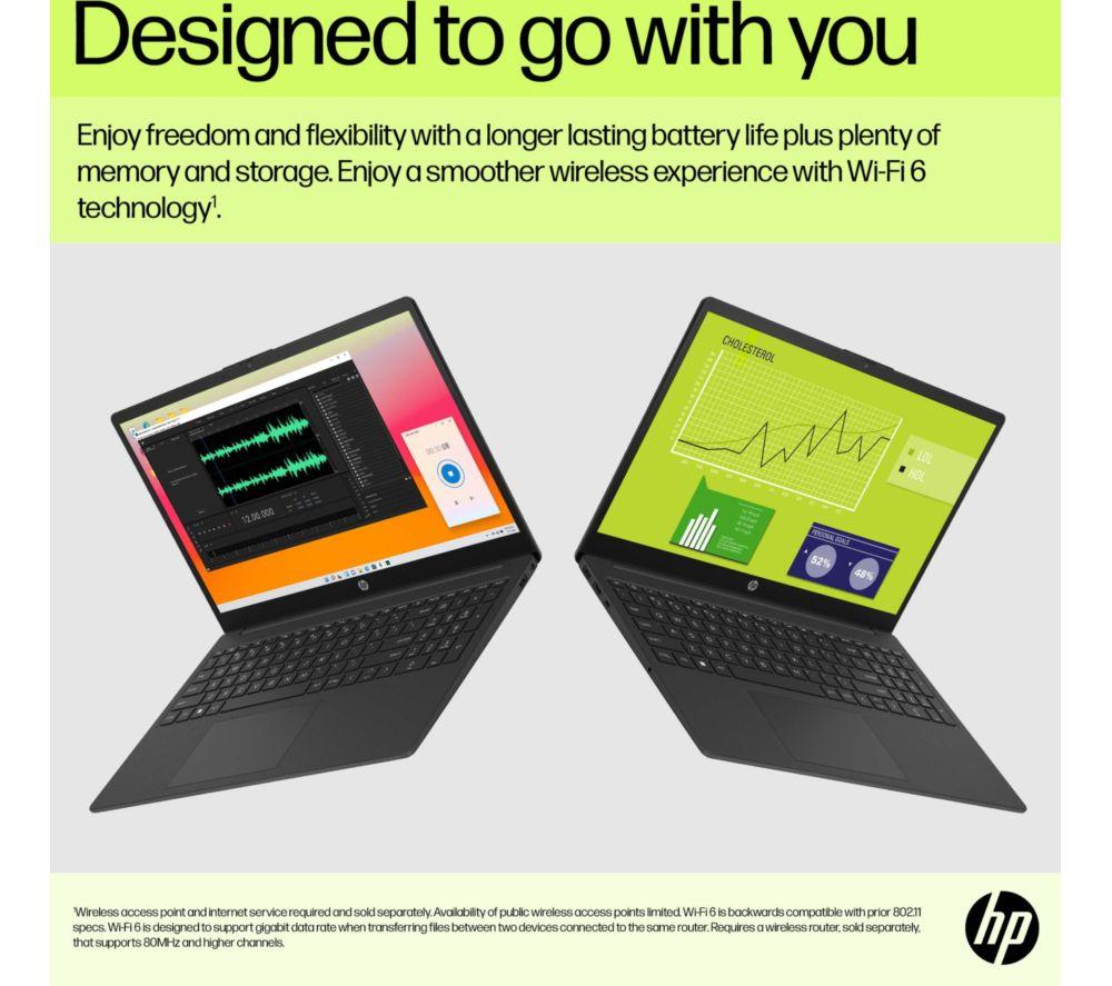 HP 15-fd0554sa 15.6" Laptop - Intel&reg; Core&trade; i5, 256 GB SSD, Jet Black image number 5 of 19