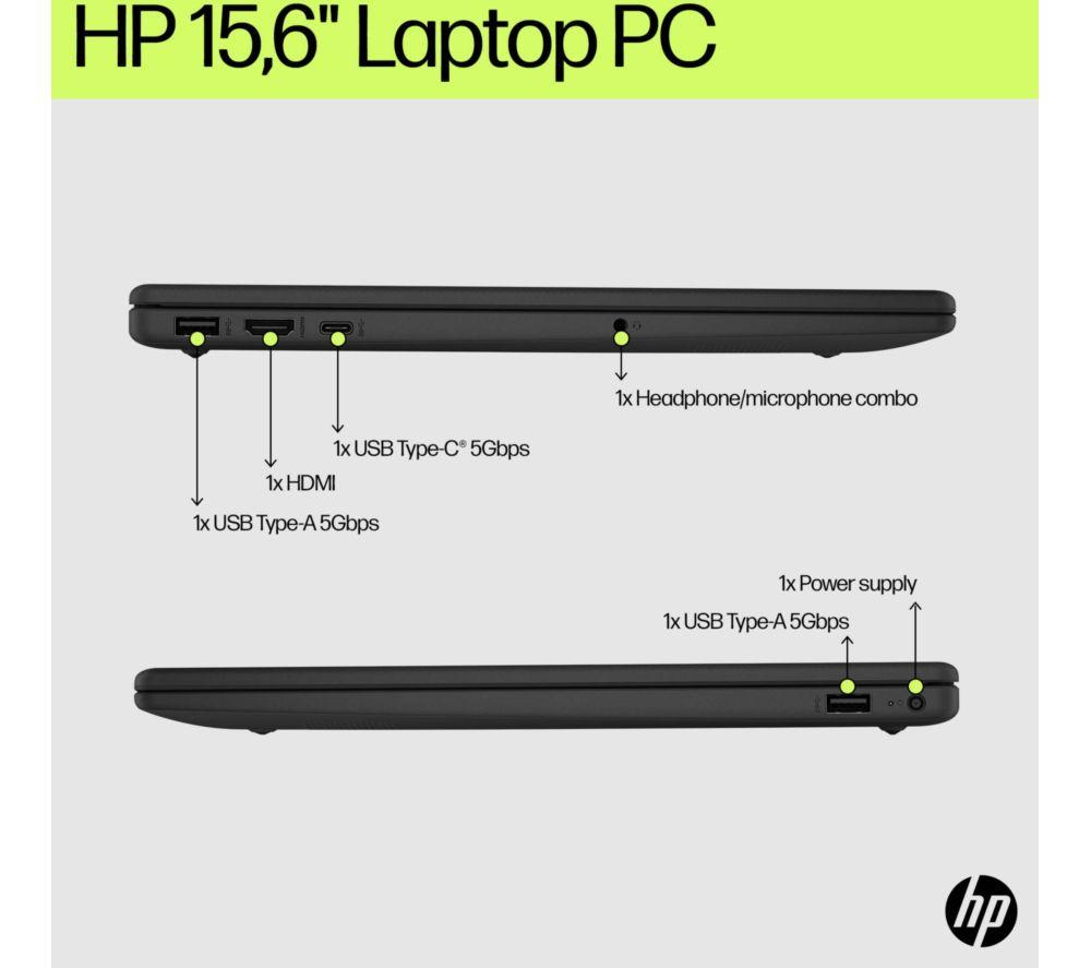 HP 15-fd0554sa 15.6" Laptop - Intel&reg; Core&trade; i5, 256 GB SSD, Jet Black image number 12 of 19