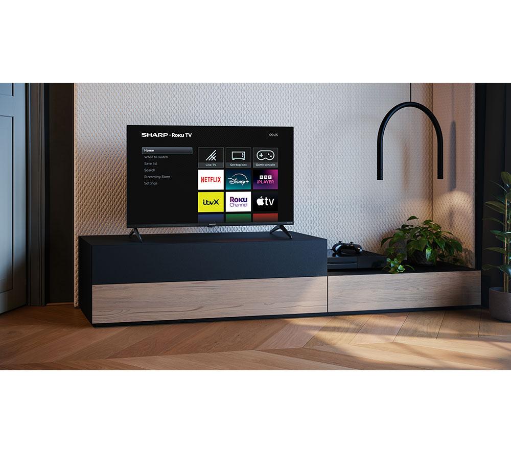SHARP 2T-C40HD2725KB Roku TV 40" Smart Full HD HDR LED TV image number 2 of 15