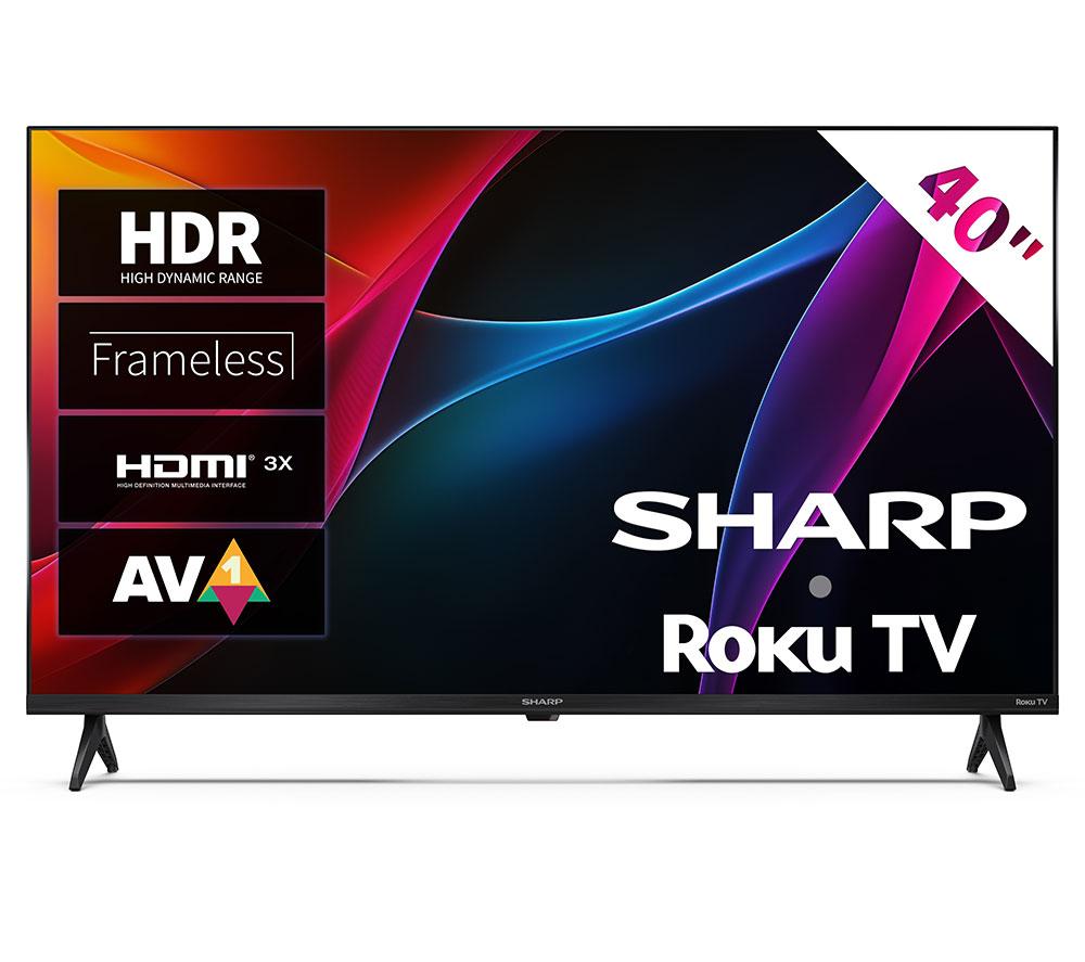 SHARP 2T-C40HD2725KB Roku TV 40" Smart Full HD HDR LED TV image number 13 of 15