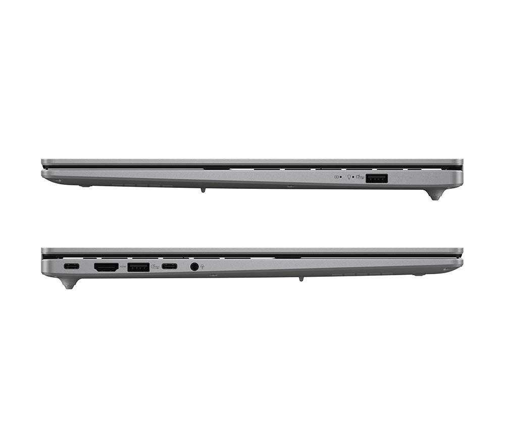 ASUS Vivobook 16 M1607KA 16" Laptop, Copilot+ PC - AMD Ryzen AI 5, 512 GB SSD, Cool Silver image number 7 of 18