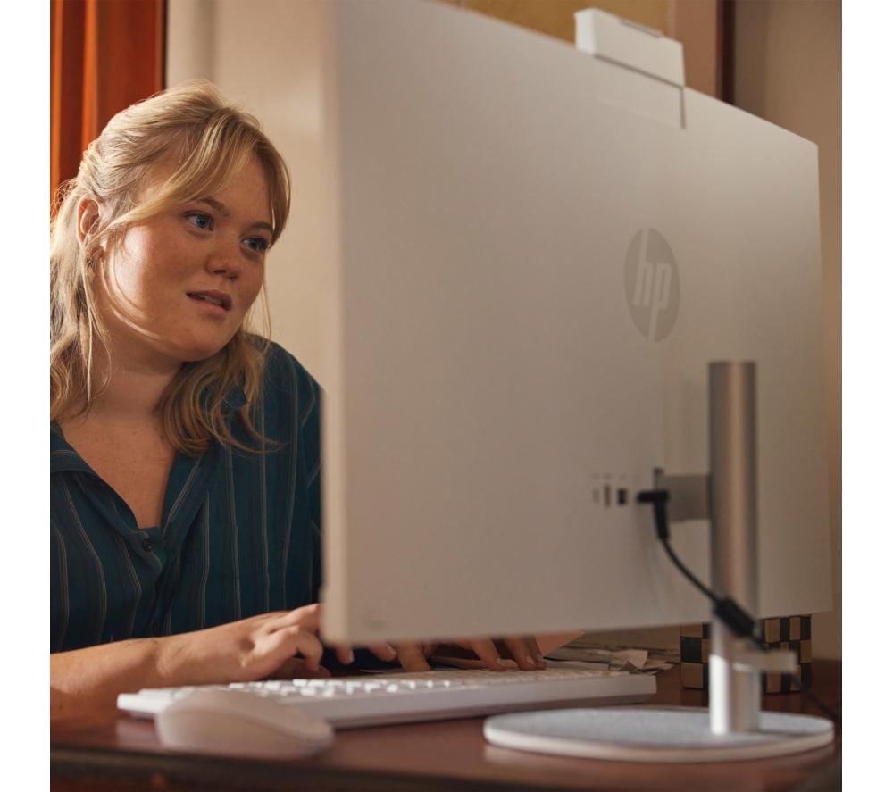 HP 27-cr0048na 27" All-in-One PC - Intel&reg; Core&trade; i7, 1 TB SSD, White image number 11 of 14