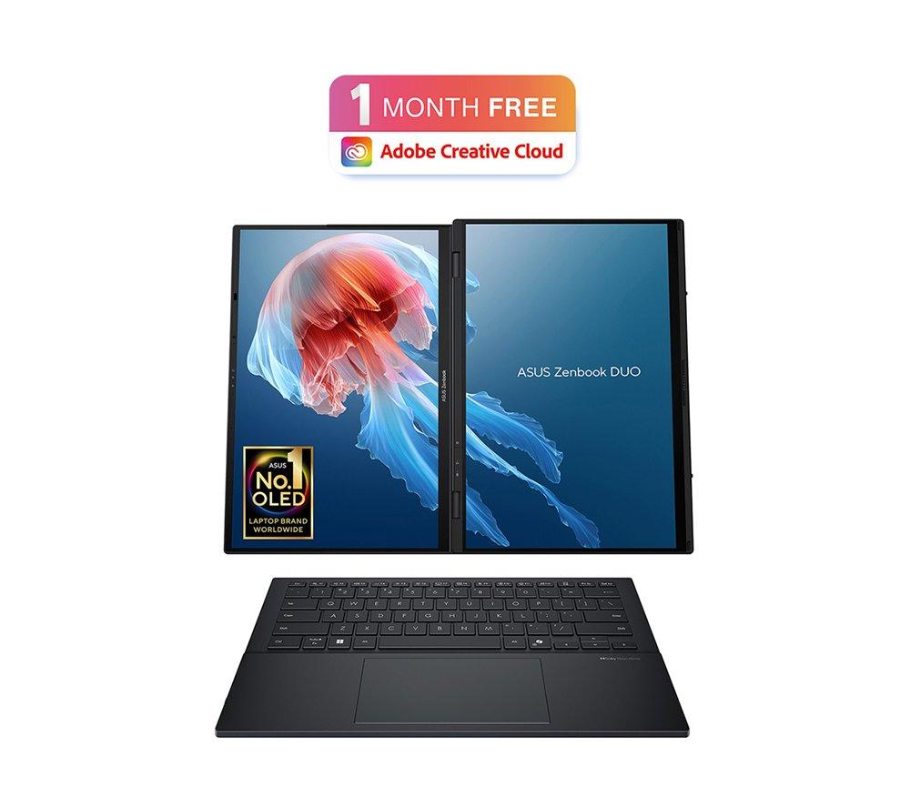 ASUS Zenbook Duo 14" Laptop - Intel&reg; Core&trade; Ultra 9, 1 TB SSD, Inkwell Grey image number 2 of 13