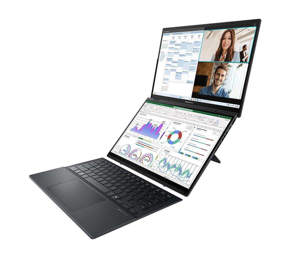 ASUS Zenbook Duo 14" Laptop - Intel&reg; Core&trade; Ultra 9, 1 TB SSD, Inkwell Grey image number 5 of 13