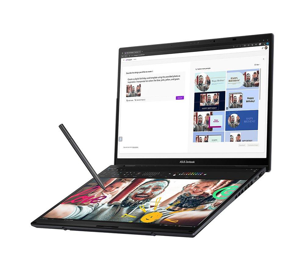 ASUS Zenbook Duo 14" Laptop - Intel&reg; Core&trade; Ultra 9, 1 TB SSD, Inkwell Grey image number 6 of 13