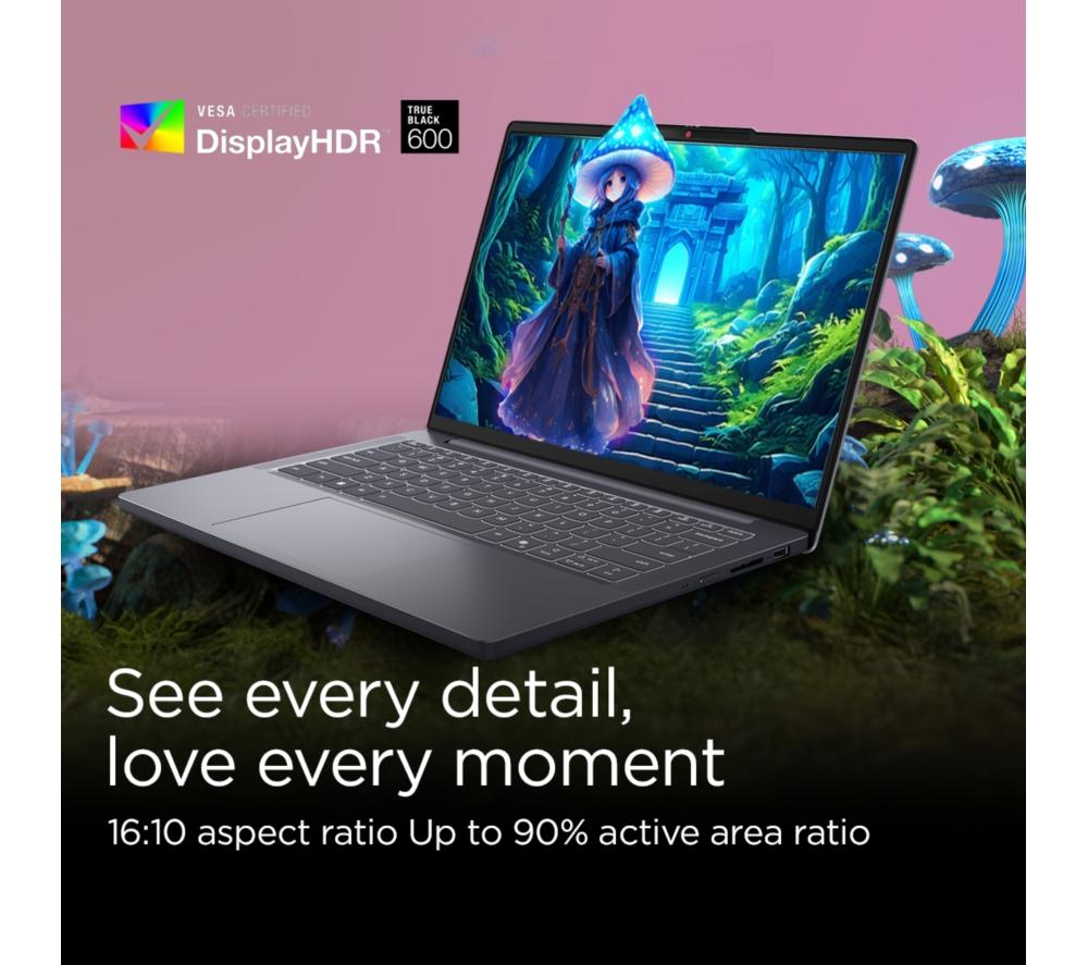 LENOVO IdeaPad Slim 3 14" Laptop - Intel&reg; Core&trade; i5, 512 GB SSD, Luna Grey image number 4 of 11