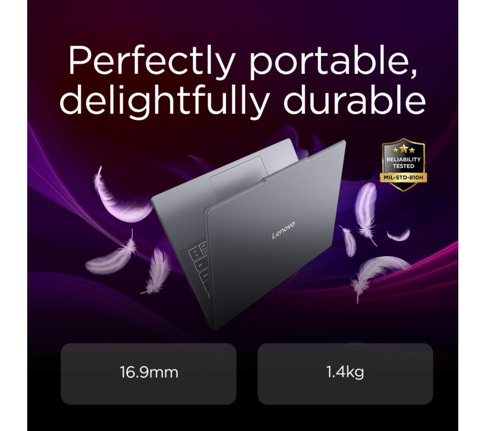 LENOVO IdeaPad Slim 3 14" Laptop - Intel&reg; Core&trade; i5, 512 GB SSD, Luna Grey image number 9 of 11