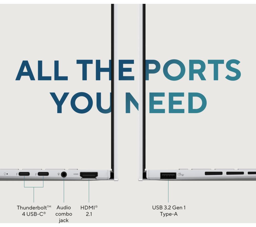 ASUS Zenbook 14 OLED 14" Laptop - Intel&reg; Core&trade; Ultra 9, 1 TB SSD, Ponder Blue image number 15 of 18