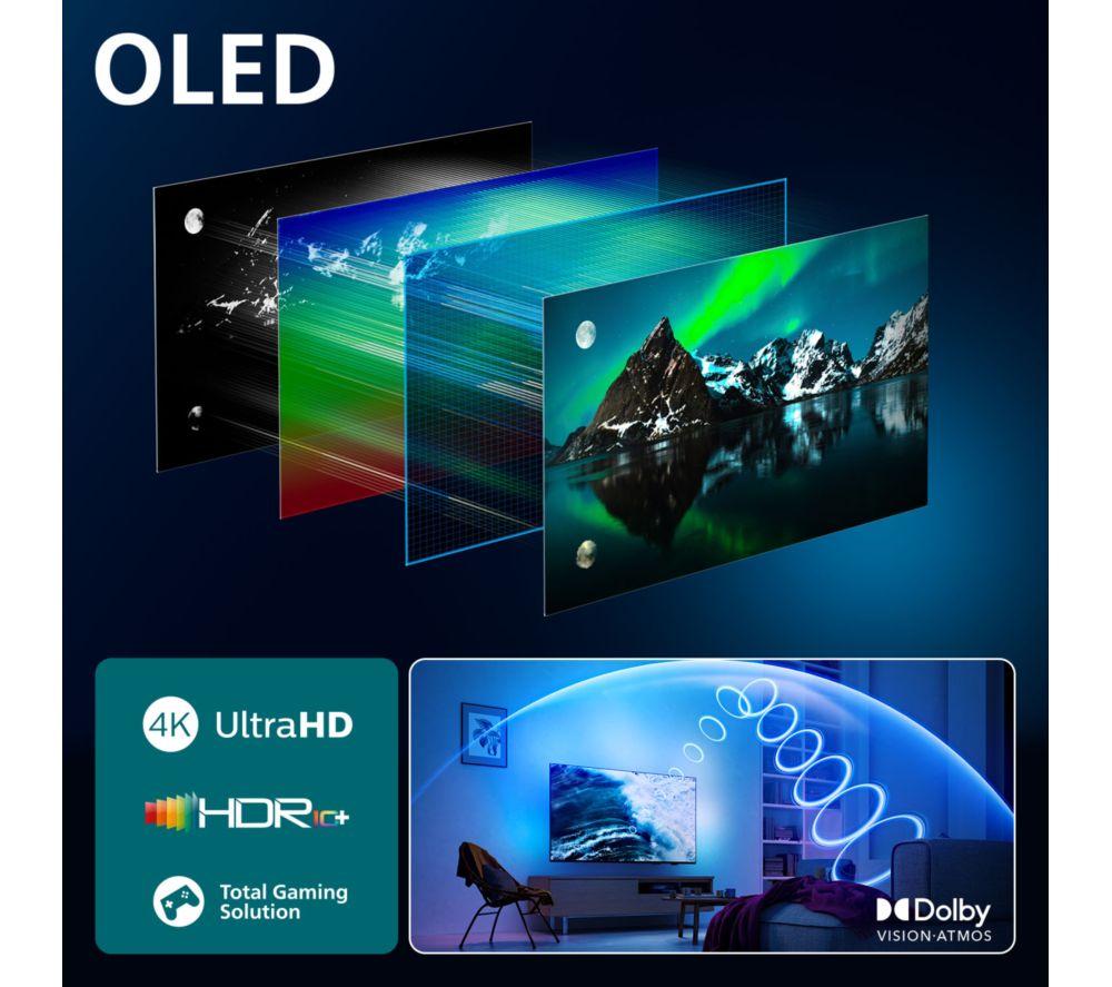 PHILIPS OLED760 55" OLED 4K HDR Ambilight Smart TV - 55OLED760/12 image number 4 of 15