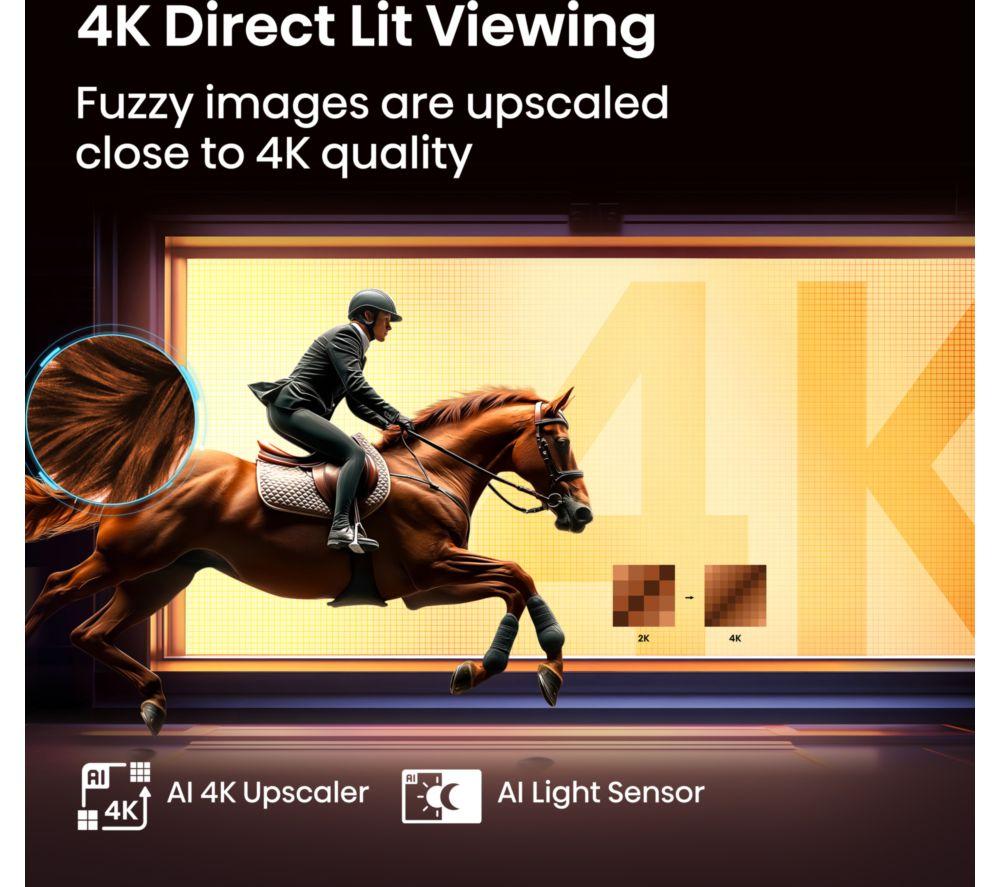 HISENSE E7Q 43" QLED 4K Smart AI TV with Freely - 43E7QTUK image number 4 of 16