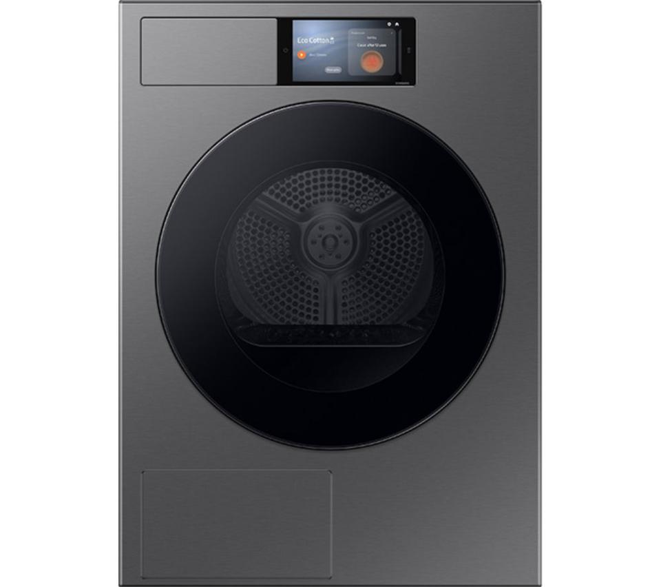 SAMSUNG Series 9 AI Home DV90F09F4SU1 9 kg Heat Pump Tumble Dryer - Dark Steel