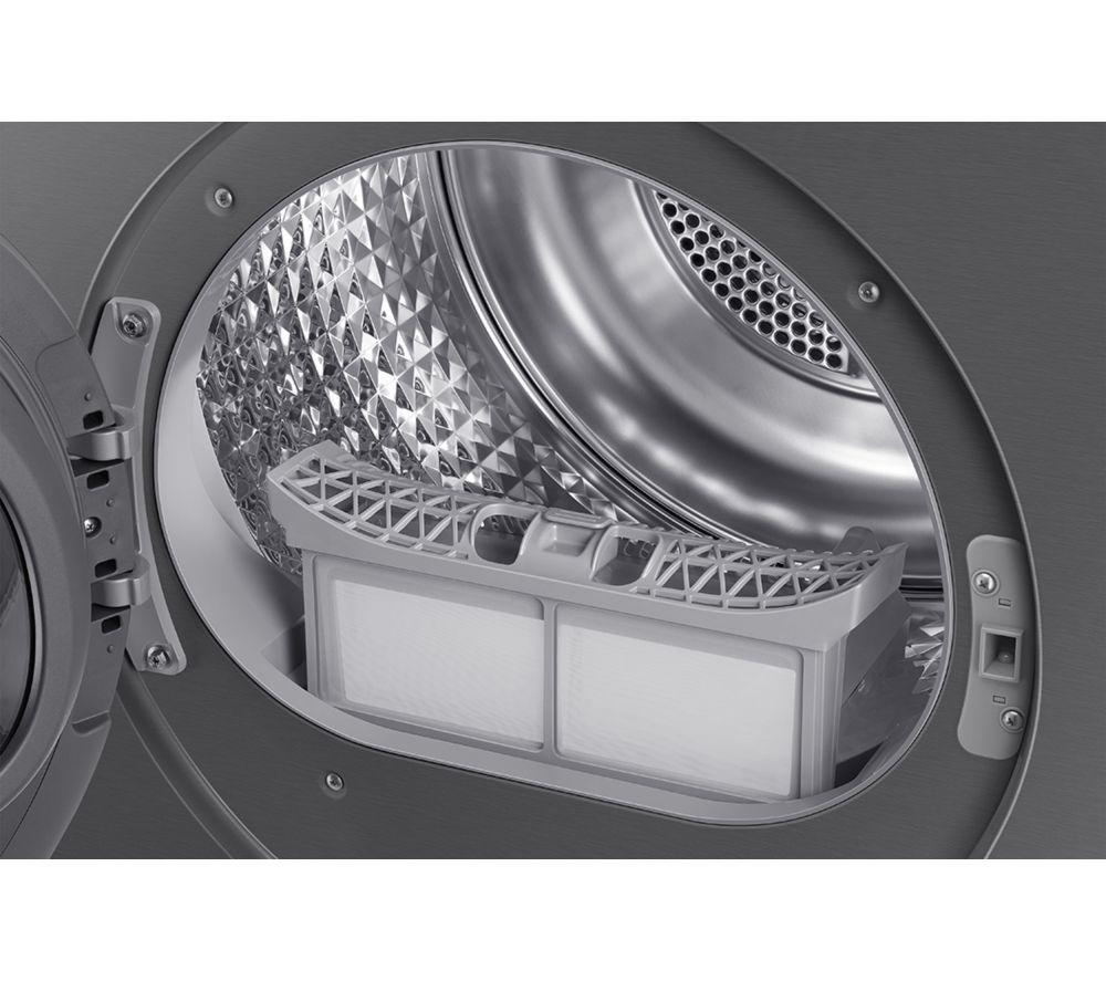 SAMSUNG Series 9 AI Home DV90F09F4SU1 9 kg Heat Pump Tumble Dryer - Dark Steel image number 9 of 10