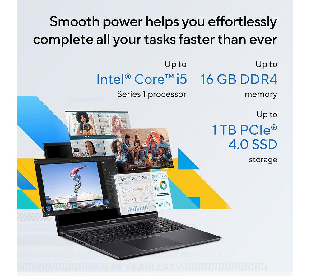 ASUS Vivobook 16 OLED X1605VA 16" Laptop - Intel&reg; Core&trade; i5, 1 TB SSD, Black image number 28 of 38