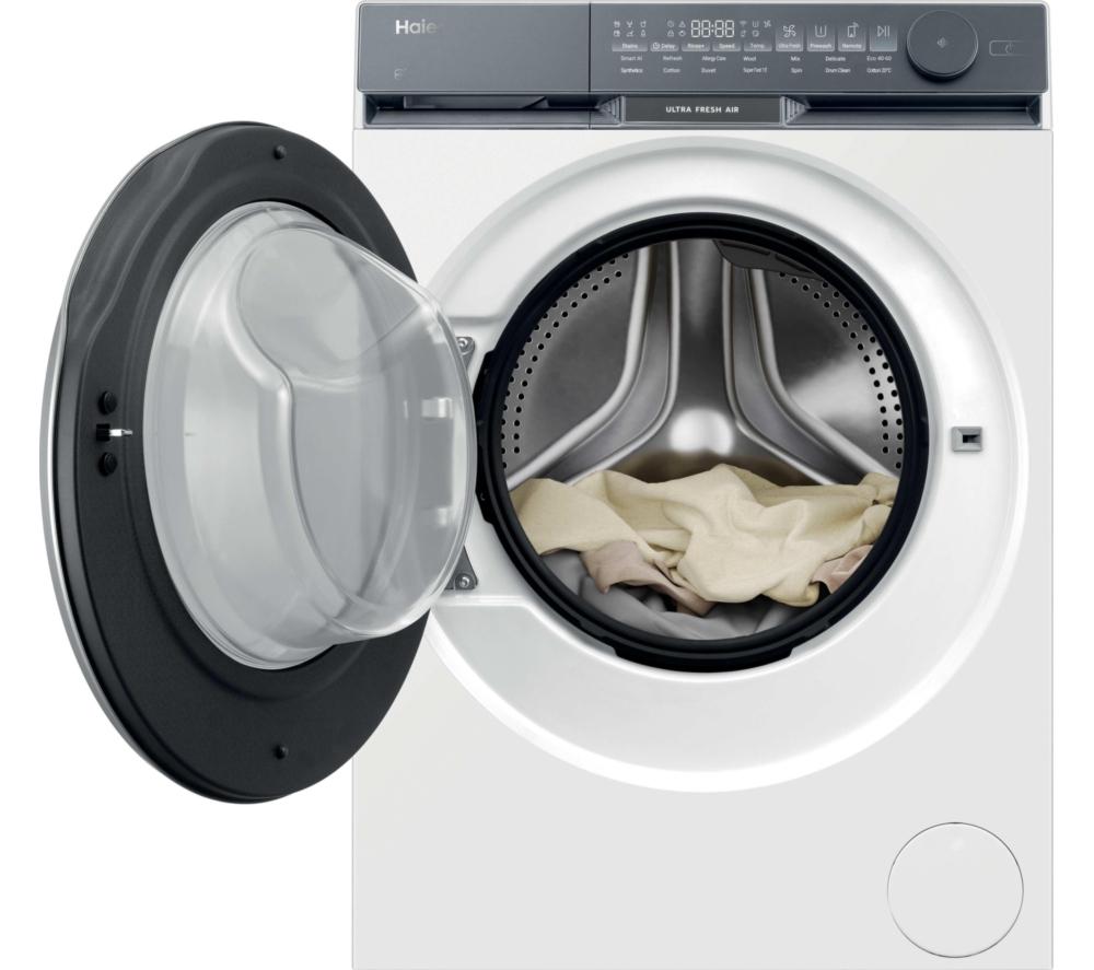 HAIER X Series 9 HW100-B14387UUK WiFi-enabled 10 kg 1400 Spin Washing Machine - White image number 2 of 29