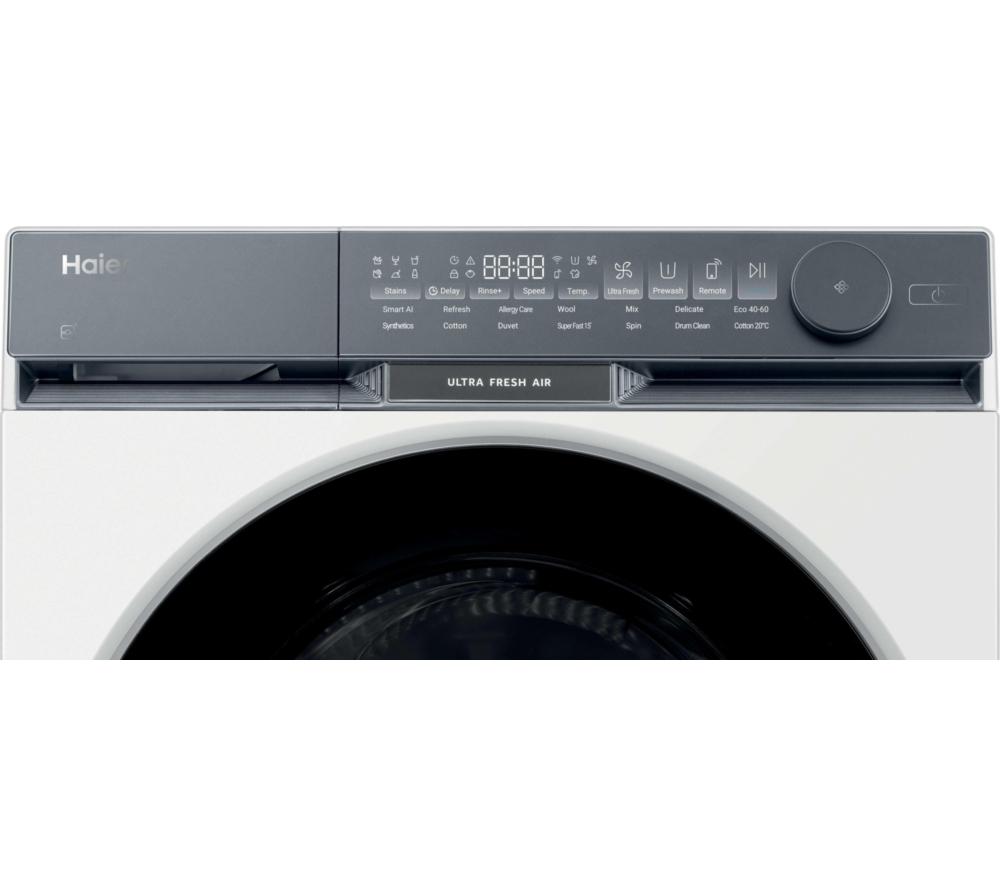 HAIER X Series 9 HW100-B14387UUK WiFi-enabled 10 kg 1400 Spin Washing Machine - White image number 3 of 29