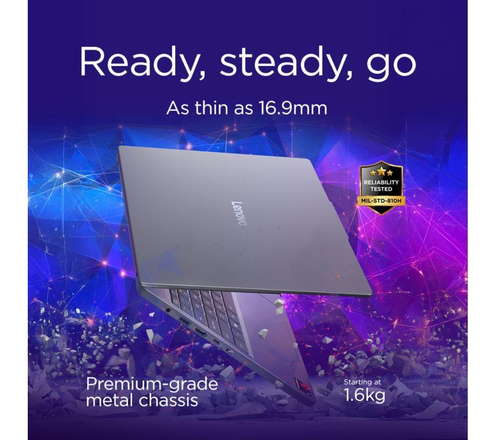 LENOVO IdeaPad Slim 3 15.3" Laptop, Copilot+ PC - Snapdragon X, 256 GB SSD, Luna Grey image number 12 of 15