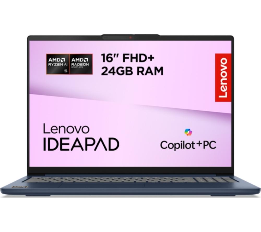 LENOVO IdeaPad Slim 5 16" Laptop - AMD Ryzen AI 5, 1 TB SSD, Cosmic Blue