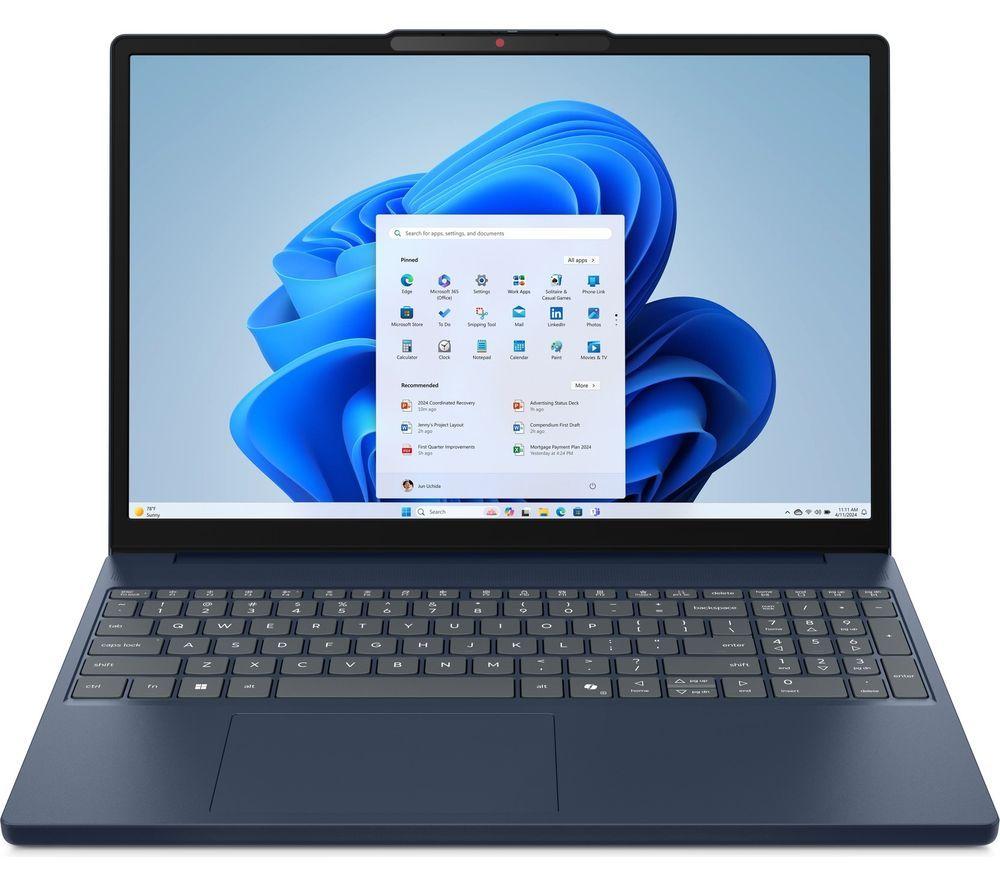 LENOVO IdeaPad Slim 3 15.3" Laptop - Intel Core 3, 256 GB, Cosmic Blue