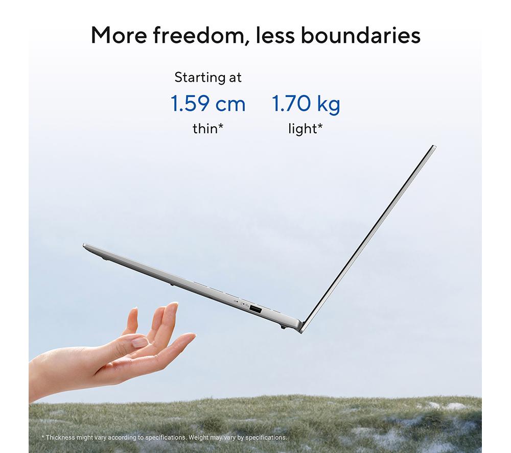 ASUS Vivobook S16 OLED S3607CA 16" Laptop, PC - Intel&reg; Core&trade; Ultra 5, 1 TB SSD, Silver image number 14 of 21