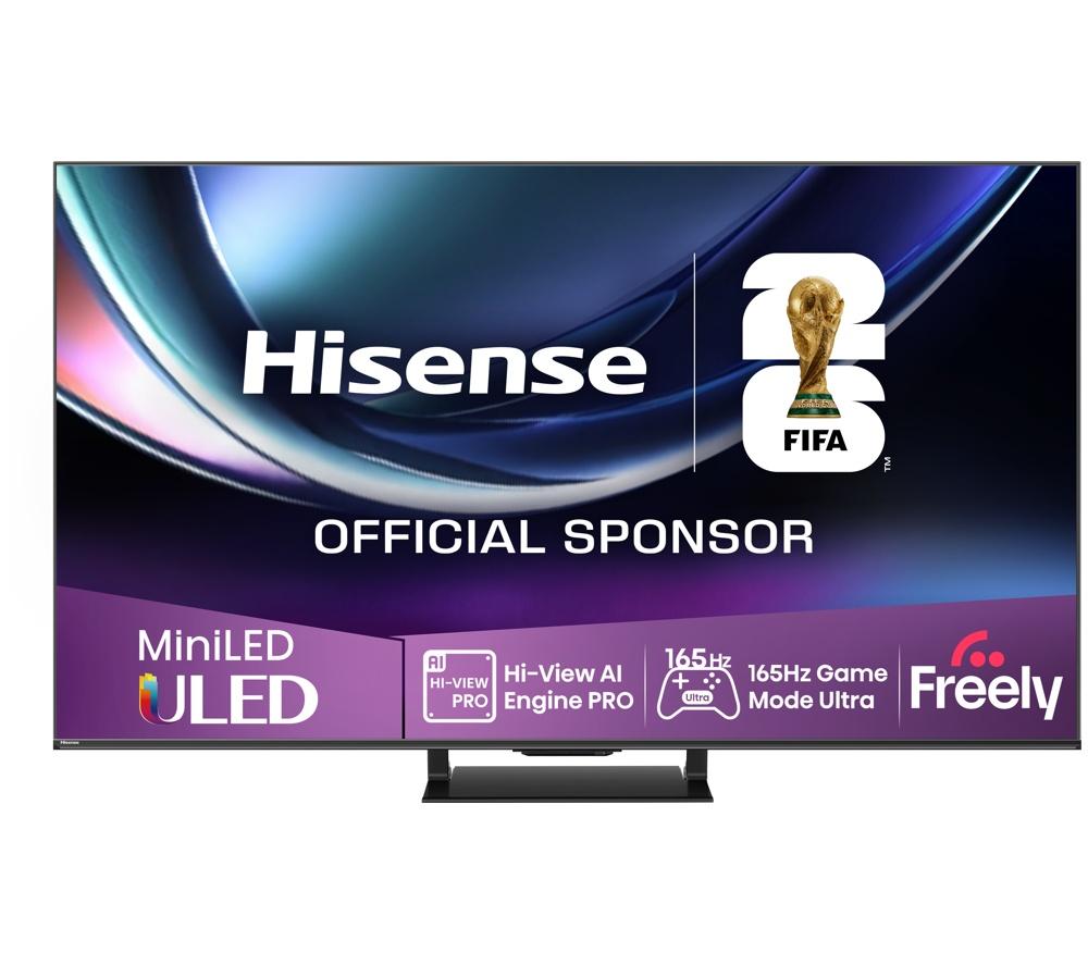 75inch HISENSE U7Q PRO  Mini LED 4K 165Hz Smart AI TV with Freely - 75U7QTUK PRO