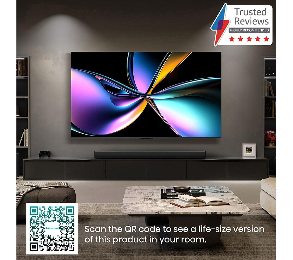 HISENSE U7Q PRO 75" Mini LED 4K 165Hz Smart AI TV with Freely - 75U7QTUK PRO image number 13 of 16