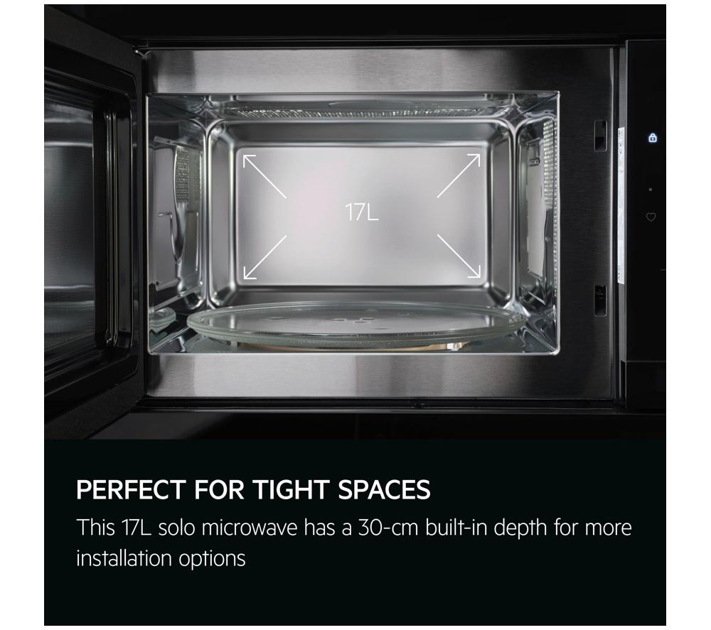 AEG OB6SM171DB Built-in Compact Solo Microwave - Black image number 8 of 12
