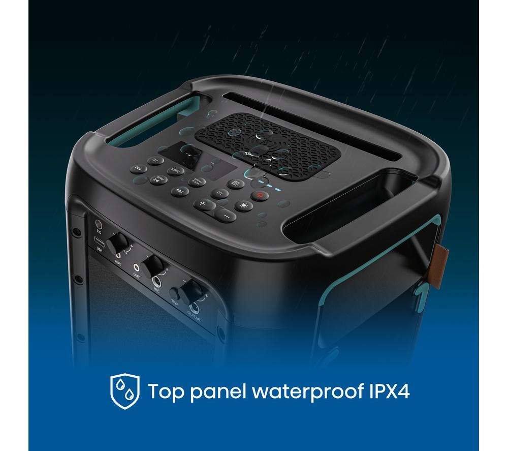 HISENSE Party Storm Bluetooth Megasound Party Speaker - Black image number 8 of 13