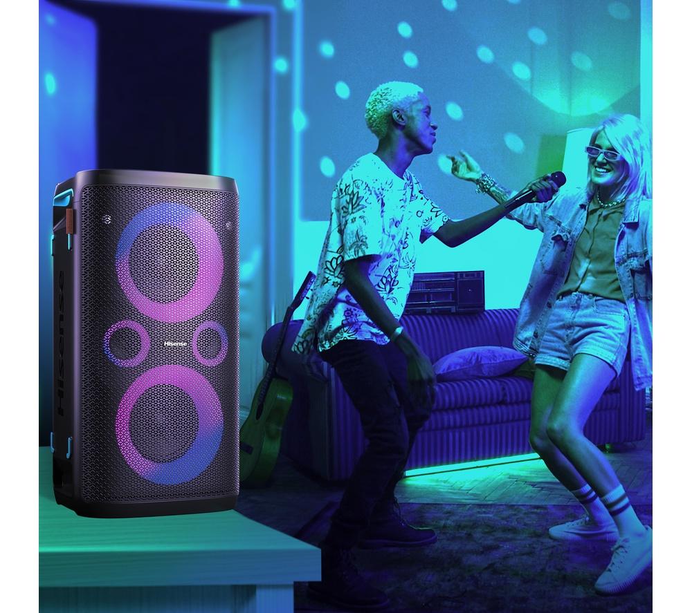 HISENSE Party Storm Bluetooth Megasound Party Speaker - Black image number 13 of 13