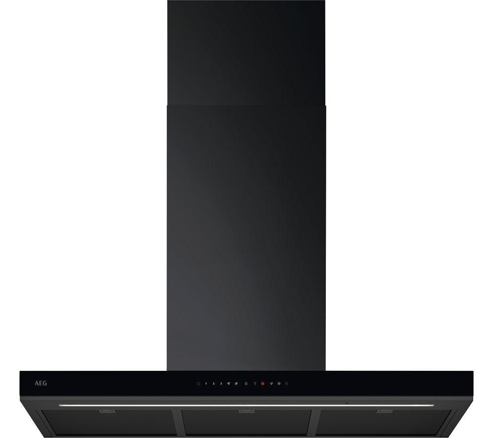 AEG AuroraTech GB87D91CB Chimney Cooker Hood - Black